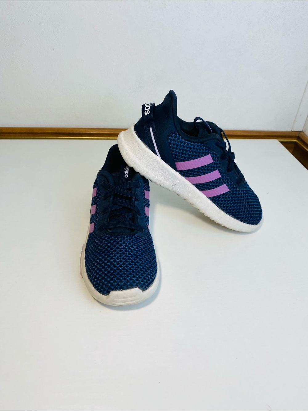 ADIDAS RACER TR 2.0 SNEAKER - TODDLER KIDS GIRLS Blue Purple Size 10k